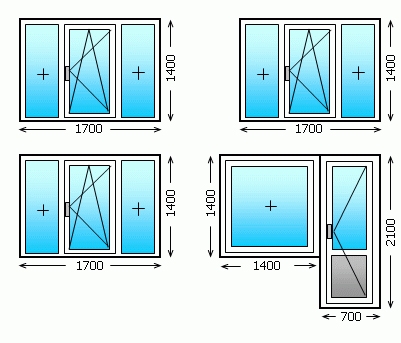 Размер пластиковых окон для частного дома фото